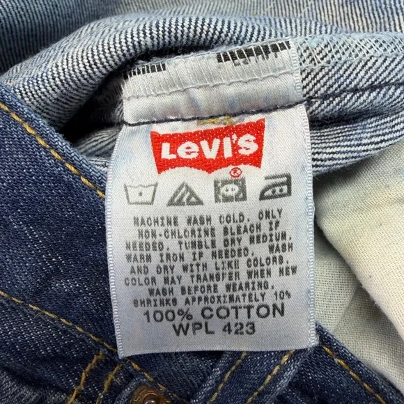 Levi’s 501 Jeans Original Fit W31 L30 Blue Fade Button Fly Y2K - Picture 8 of 13